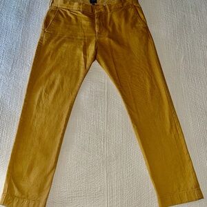 NWOT J. Crew Driggs Chino Pants in Butterscotch / 36 Waist/30 Inseam